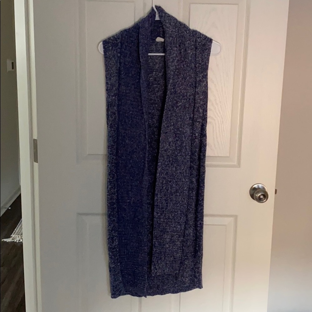 GAP long vest cardigan